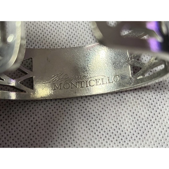 SALISBURY FINE METAL ARTISANS Monogram "KML" PEWTER CUFF BRACELET - Picture 7 of 15